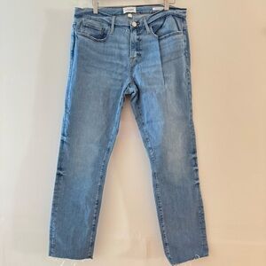 Frame Denim L'Homme Skinny Jeans in Light Blue
